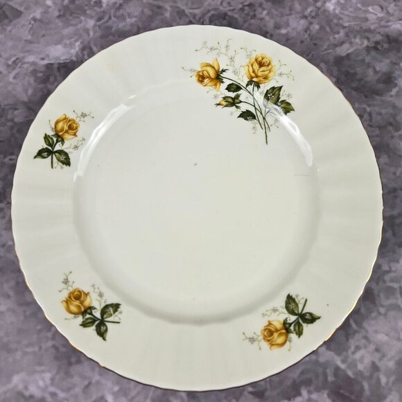Royal China Seltmann Weiden Bavaria Yellow Rose 3 Pc Set Cup Saucer Bread Plate - Picture 3 of 16